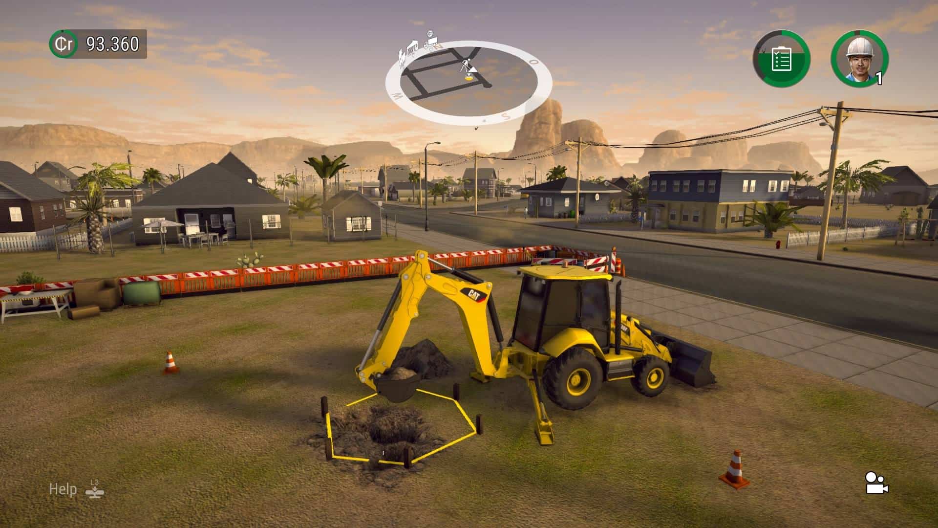 construction simulator 2012 find big excavator